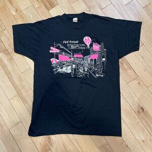 Vintage Buffalo New York Blues Fest T-shirt Mohawk Place Dead-stock Screen Stars